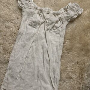 White Off-Shoulder Dress